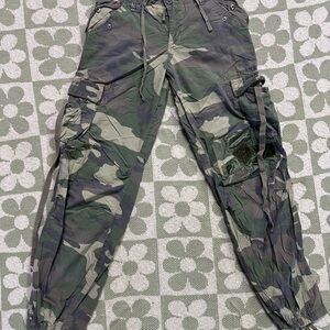 American Eagle Camouflage Cargo Pants